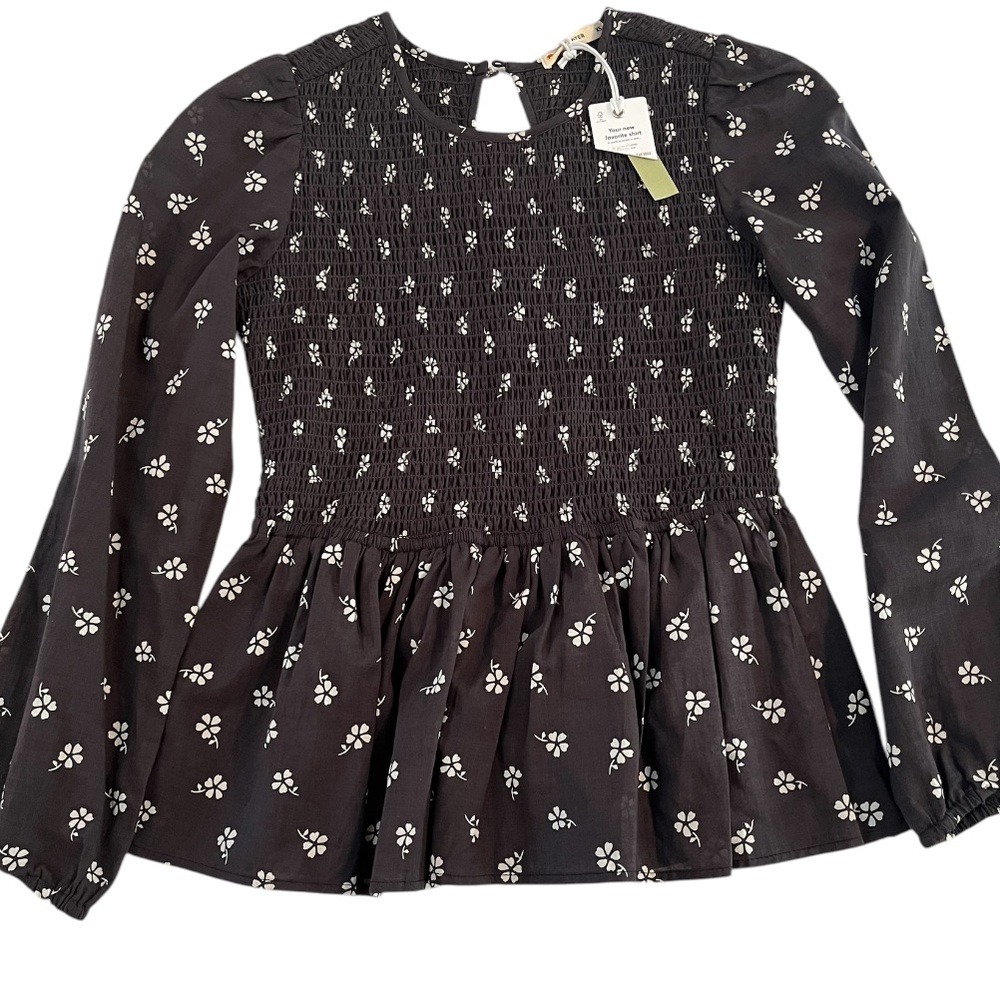 Marine Layer Gabrielle Floral Smocked Long
Sleeve Top XS NWT - Picture 6 of 12